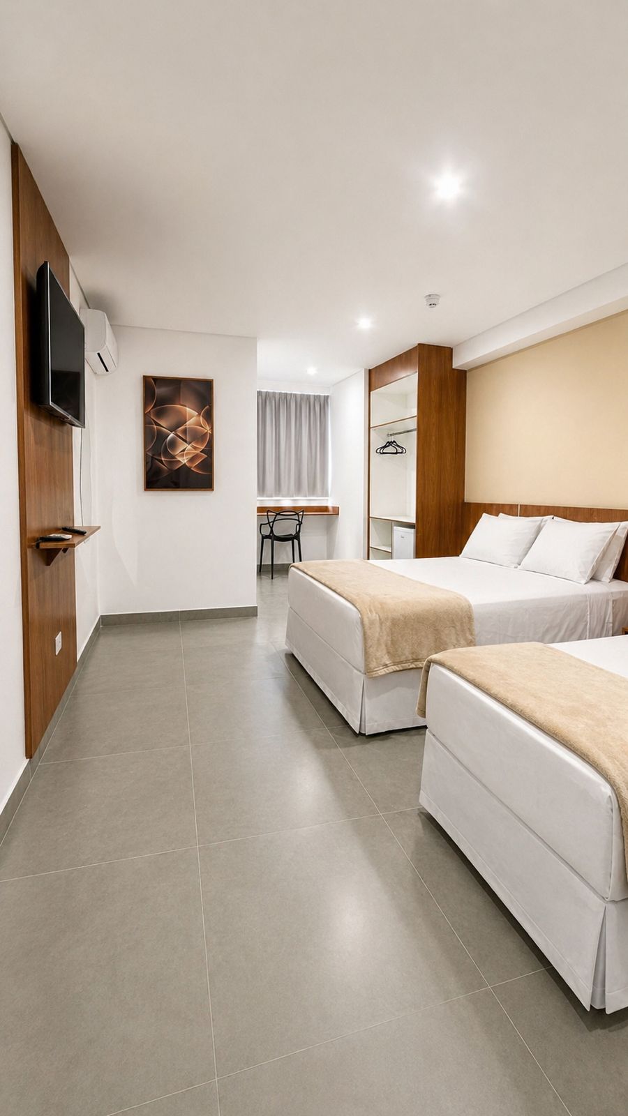 Quarto Duplo do Smart Hotel
